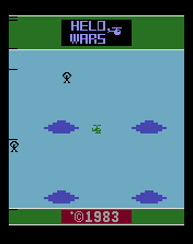 Helo Wars by Atari Troll Title Screen
